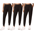 thumbnail image 1 of Sweet Hearts 3-Pack Womens Joggers with Pockets- Elastic Waist Soft Sweatpants for Women Yoga Pants Made in USA, 1 of 6