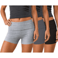 thumbnail image 1 of Sweet Hearts 3-Pack Womens Shorts- Foldover Biker Shorts for Women High Waisted Black Shorts Casual Summer Womens Clothes Plus Size, 1 of 6