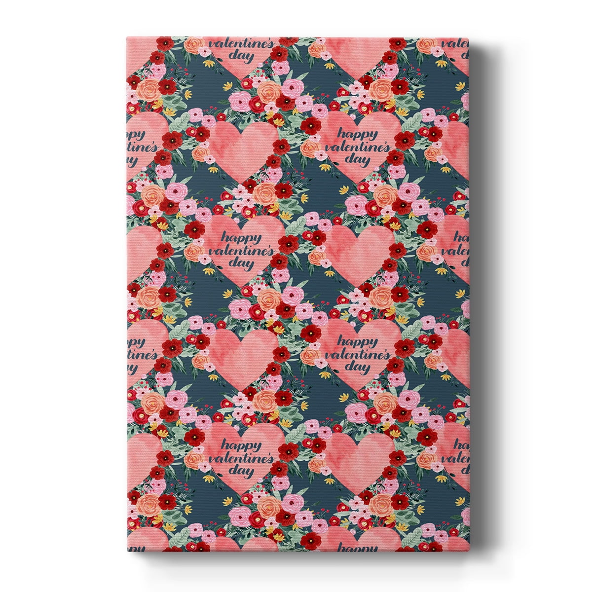 Sweet Hearts Collection E Premium Gallery Wrapped Canvas - Ready to Hang