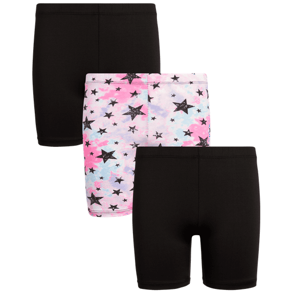 Sweet Hearts Girls' Active Bike Shorts - 3 Pack Performance Bike Shorts: Made in USA (7-16)