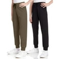 thumbnail image 1 of Sweet Hearts Girls' Sweatpants - 2 Pack Super Soft Athletic Performance Jogger Pants: Made in USA (5-16), 1 of 7