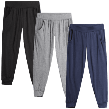 Sweet Hearts Girls' Sweatpants - 3 Pack Performance Jogger Pants with Pockets - High Waisted (5-18)