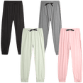 thumbnail image 1 of Sweet Hearts Girls' Sweatpants - 4 Pack Super Soft Athletic Performance Jogger Pants (5-18), 1 of 6
