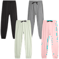 thumbnail image 1 of Sweet Hearts Girls' Sweatpants - 4 Pack Super Soft Athletic Performance Jogger Pants (5-18), 1 of 5
