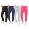 thumbnail image 1 of Sweet Hearts Girls' Sweatpants - 4 Pack Super Soft Athletic Performance Jogger Pants: Made in USA (5-18), 1 of 7