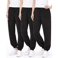 thumbnail image 1 of Sweet Hearts Girls' Sweatpants - Super Soft Athletic Performance Joggers: (3 Pack), 1 of 6