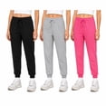 thumbnail image 1 of Sweet Hearts Girls' Sweatpants - Super Soft Athletic Performance Joggers: (3 Pack), 1 of 7
