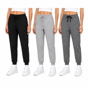 Sweet Hearts Girls' Sweatpants - Super Soft Athletic Performance Joggers: (3 Pack)