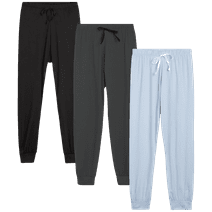 Sweet Hearts Girls' Sweatpants - Super Soft Athletic Performance Joggers: Made in USA (3 Pack)