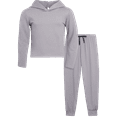 thumbnail image 1 of Sweet Hearts Girls' Sweatsuit Set - 2Piece Fleece Lined Pullover Hoodie and Jogger Sweatpants (7-16), 1 of 7