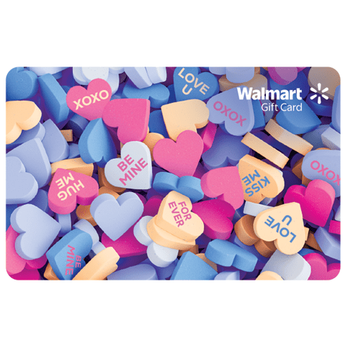 Sweet Hearts Walmart eGfit Card