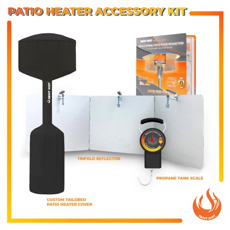 Sweet Heat "Everything but the Patio Heater" Accessory Bundle Kit - Patio Heater Reflector, Patio Heater Cover and Propane Scale ALL IN ONE BUNDLE