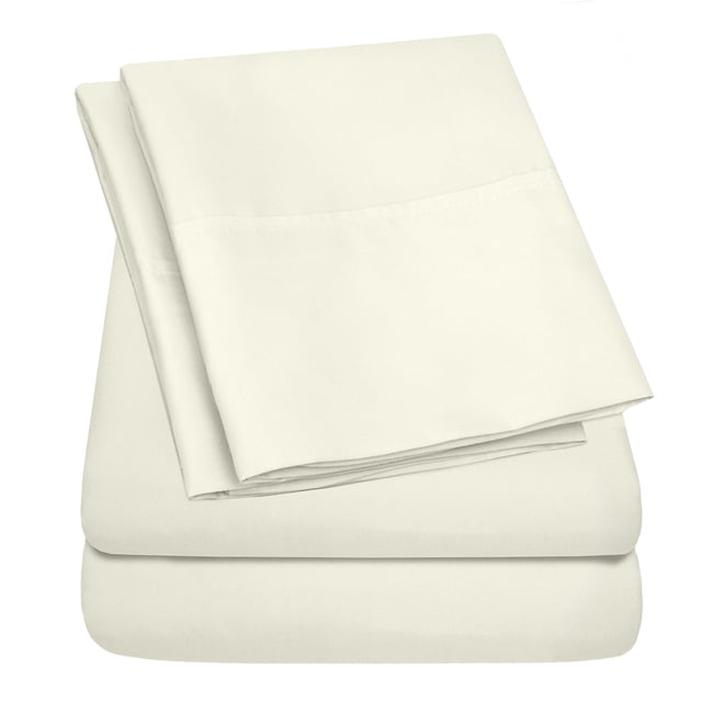 Sweet Home Collection Egyptian Quality Deep Pocket Pillowcases – King Size, Beige, 2 Pack Microfiber
