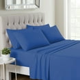 thumbnail image 1 of Sweet Home Collection 1500 Series 4 Piece Ultra Soft Microfiber Sheet Set, Twin, Royal Blue, 1 of 5