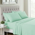 thumbnail image 1 of Sweet Home Collection 1500 Series 6 Piece Ultra Soft Microfiber Sheet Set, King, Mint, 1 of 5