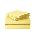 thumbnail image 1 of Sweet Home Collection 1500 Series Bed Sheets - Extra Soft Microfiber Deep Pocket 4pc Sheet Set - Pale Yellow, Twin, 1 of 5