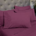 thumbnail image 1 of Sweet Home Collection 1500 Series Bed Sheets - Extra Soft Microfiber Deep Pocket 6pc Sheet Set -Berry, King, 1 of 2