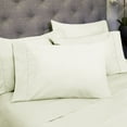 thumbnail image 1 of Sweet Home Collection 1500 Series Bed Sheets - Extra Soft Microfiber Deep Pocket 6pc Sheet Set - Ivory, Split King, 1 of 2