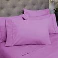 thumbnail image 1 of Sweet Home Collection 1500 Series Bed Sheets - Extra Soft Microfiber Deep Pocket 6pc Sheet Set - Plum, King, 1 of 2