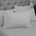 thumbnail image 1 of Sweet Home Collection 1500 Series Bed Sheets - Extra Soft Microfiber Deep Pocket 6pc Sheet Set - Slate, RV Queen, 1 of 3