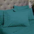 thumbnail image 1 of Sweet Home Collection 1500 Series Bed Sheets - Extra Soft Microfiber Deep Pocket 6pc Sheet Set - Teal, King, 1 of 2