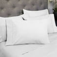 thumbnail image 1 of Sweet Home Collection 1500 Series Bed Sheets - Extra Soft Microfiber Deep Pocket 6pc Sheet Set - White, RV Queen, 1 of 2