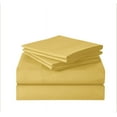 thumbnail image 1 of Sweet Home Collection 1500 Series Bed Sheets - Extra Soft Microfiber Deep Pocket 6pc Sheet Set - Yellow, RV Queen, 1 of 5
