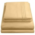thumbnail image 1 of Sweet Home Collection 1500 Series Bed Sheets - Extra Soft Microfiber Deep Pocket Sheet Set - Camel, Split King, 1 of 6