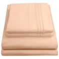 thumbnail image 1 of Sweet Home Collection 1500 Series Bed Sheets - Extra Soft Microfiber Deep Pocket Sheet Set - Peach, King, 1 of 6