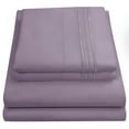 thumbnail image 1 of Sweet Home Collection 1500 Series Bed Sheets - Extra Soft Microfiber Deep Pocket Sheet Set - Plum, Twin, 1 of 6