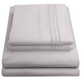 thumbnail image 1 of Sweet Home Collection 1500 Series Bed Sheets - Extra Soft Microfiber Deep Pocket Sheet Set - Silver, RV Queen, 1 of 6