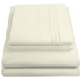 thumbnail image 1 of Sweet Home Collection 1500 Series Bed Sheets - Extra Soft MicrofiberDeep Pocket Sheet Set - Ivory, Full, 1 of 6