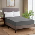 thumbnail image 1 of Sweet Home Collection 1500 Series Microfiber Fitted Sheet - Queen, Gray, 1 of 4