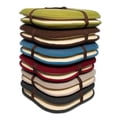thumbnail image 1 of Sweet Home Collection 16-in. Square Non-slip Memory Foam Seat Cushions (2 OR 4) - 16 X 16 Blue Set of 2 Indoor-Outdoor, Lounge, Non Slip, 1 of 5
