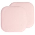 thumbnail image 1 of Sweet Home Collection 16-in. Square Non-slip Memory Foam Seat Cushions (2 OR 4) - 16 X 16 Pink Set of 2 Indoor-Outdoor, Lounge, Non Slip, 1 of 5