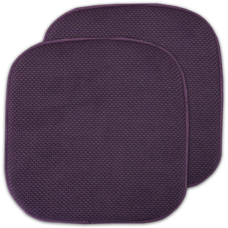 16-in. Square Non-slip Memory Foam Seat Cushions (2 OR 4) - 16 X