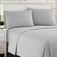 thumbnail image 1 of Sweet Home Collection Full Sheet Sets, Classic 1800 Series Deep Pocket 4 Piece, Luxury Soft Microfiber Bed Sheet Sets, Silver, 1 of 5