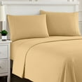 thumbnail image 1 of Sweet Home Collection King Sheet Sets, Classic 1800 Series Deep Pocket 4 Piece, Luxury Soft Microfiber Bed Sheet Sets, Camel, 1 of 5