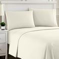 thumbnail image 1 of Sweet Home Collection Split King Sheet Sets, Classic 1800 Series Deep Pocket 5 Piece, Luxury Soft Microfiber Bed Sheet Sets,, Ivory, 1 of 5