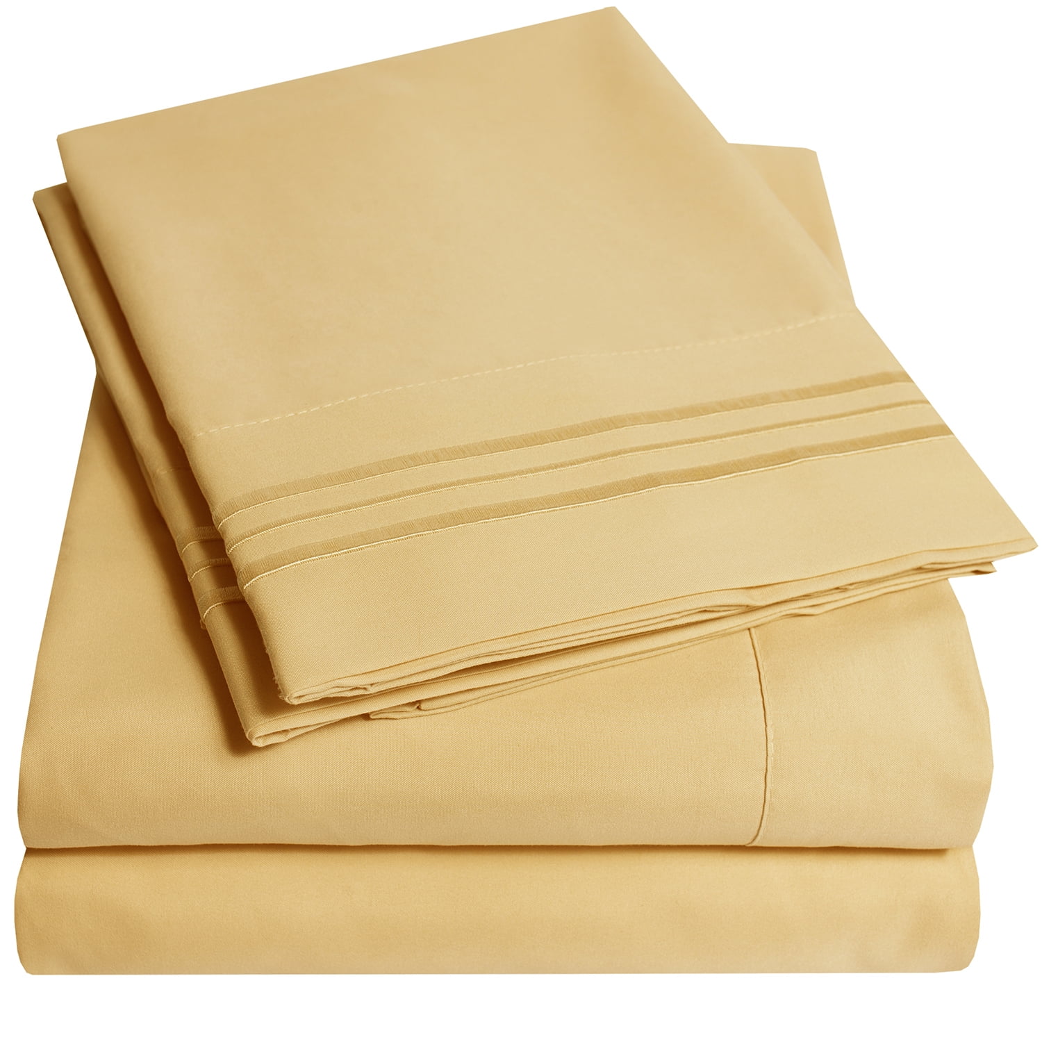 Camel King Size Deep Pocket Microfiber Sheet Set