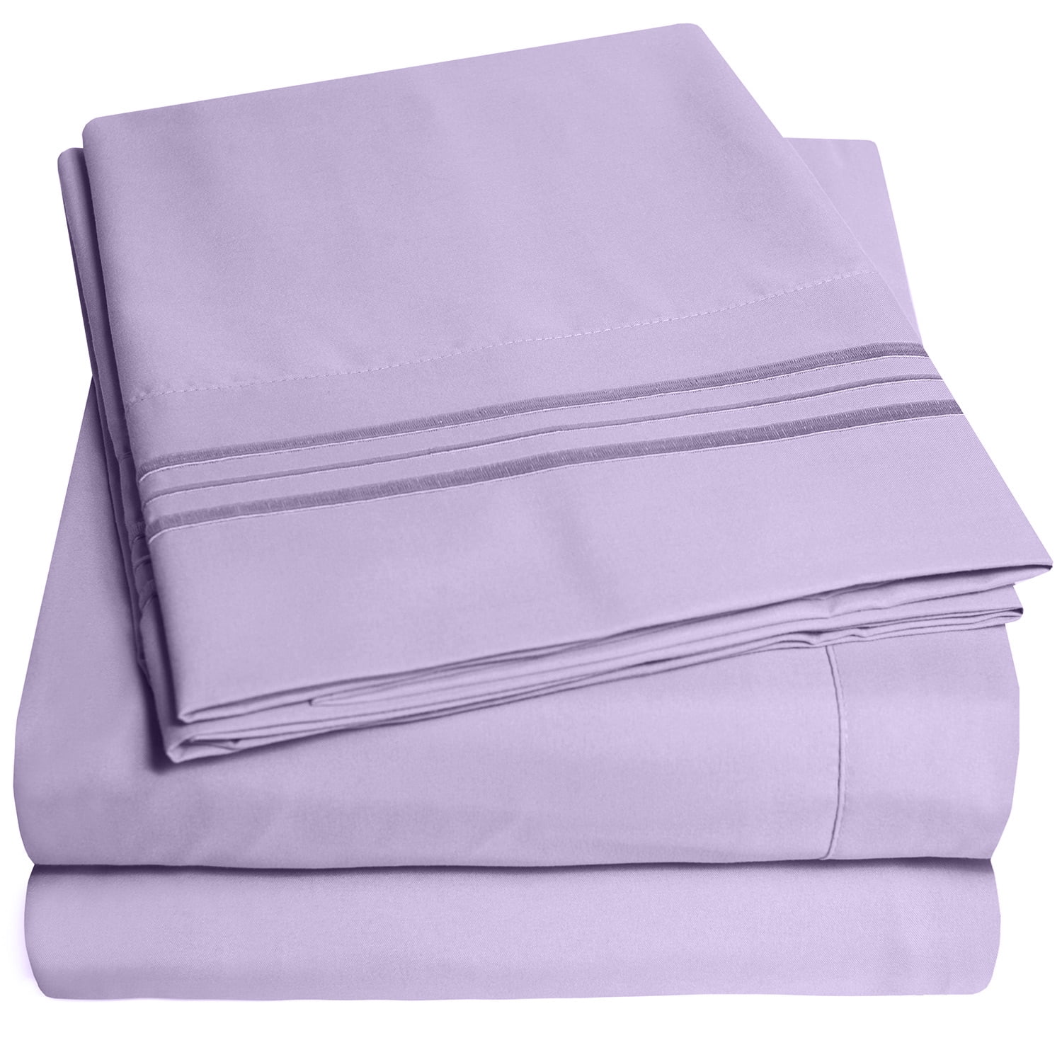 Lavender Twin XL Deep Pocket Microfiber Sheet Set