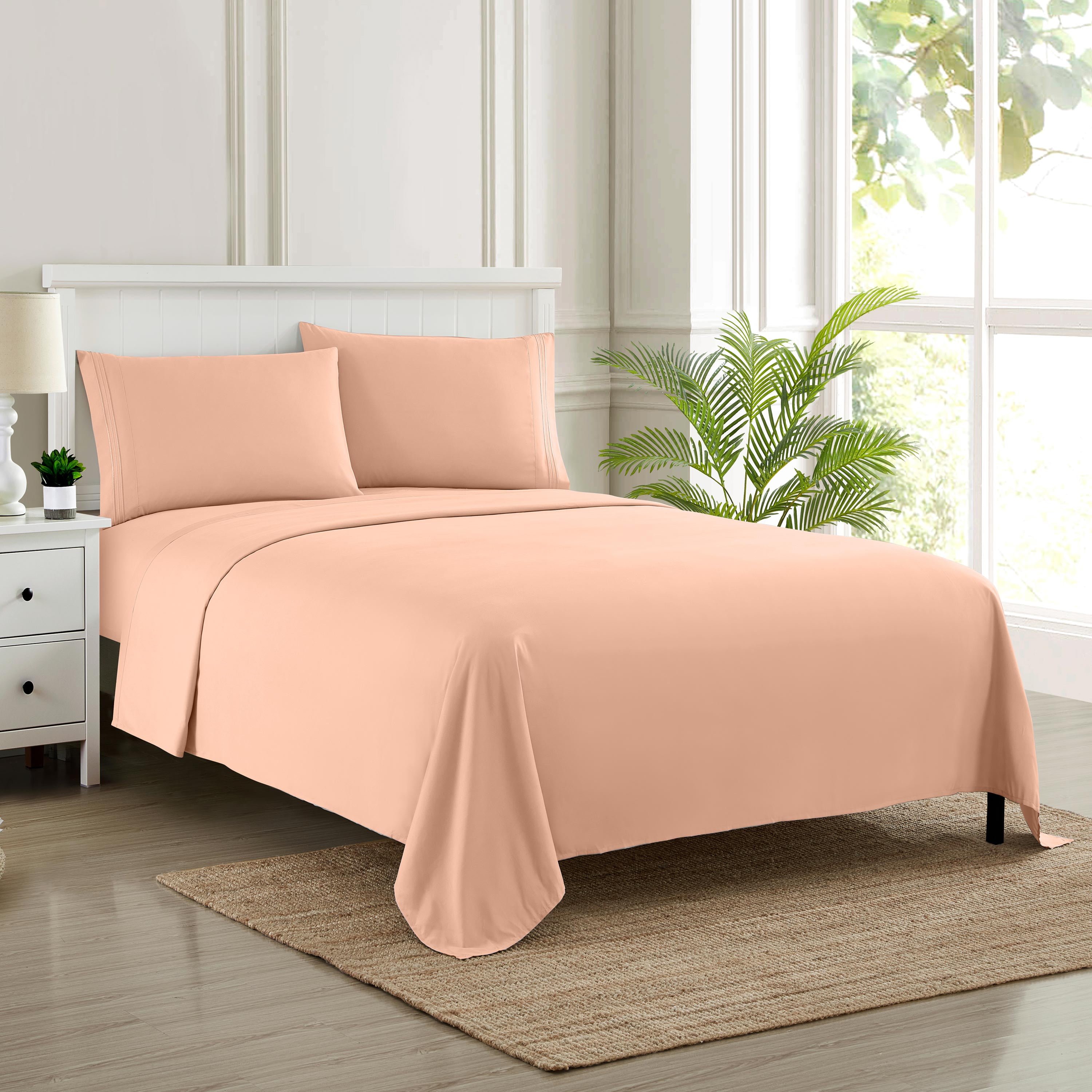 NTBAY 1800 Thread Count Microfiber Bed Sheet Set