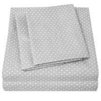 Sweet Home Collection 1800 Series Pin Dot Print Microfiber Sheet Set - King
