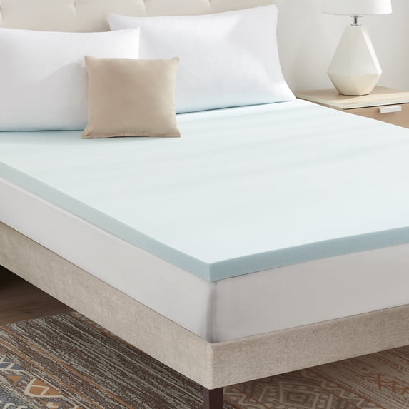 Sweet Home Collection 2" Gel Memory Foam Mattress Topper, Twin, Hypoallergenic