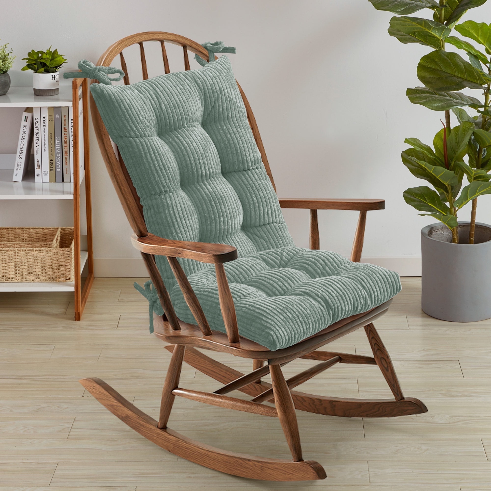 Mint Velvet Ribbed Rocking Chair Cushion Set