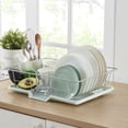 thumbnail image 1 of Sweet Home Collection 3-Piece Kitchen Sink Dish Drainer Set- Mint, 1 of 5