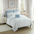 thumbnail image 1 of Sweet Home Collection Adeline 7 Piece Floral Comforter Set King, 1 of 3