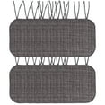thumbnail image 1 of Sweet Home Collection Aria Memory Foam Non-Slip Chair Pad with Ties Grey/Black Set of 12, 1 of 5
