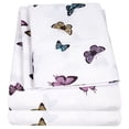 thumbnail image 1 of Sweet Home Collection Butterflies Kids Sheet Set Twin, 1 of 2