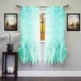 thumbnail image 1 of Sweet Home Collection Chic Sheer Voile Vertical Ruffled Tier Window Curtain Panel 50" x 63", 1 of 1